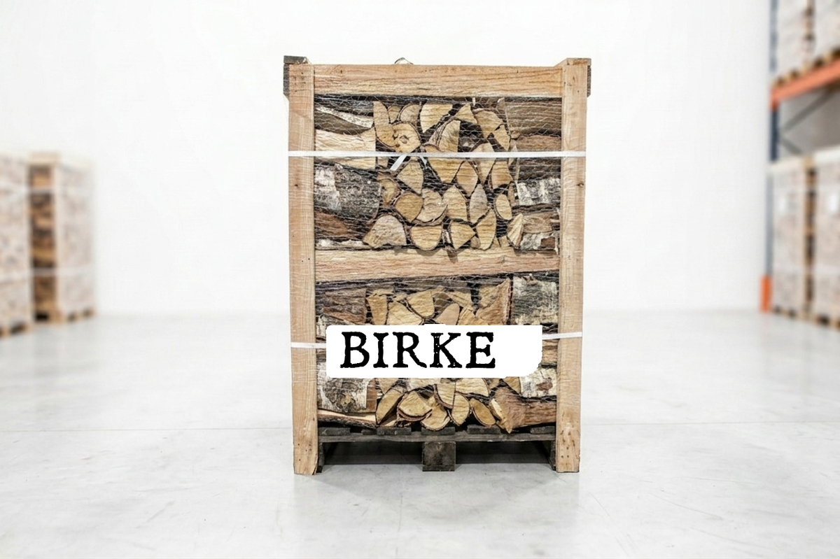 Brennholz Palette - Birke - 30/33 cm - kammergetrocknet - 2 RM