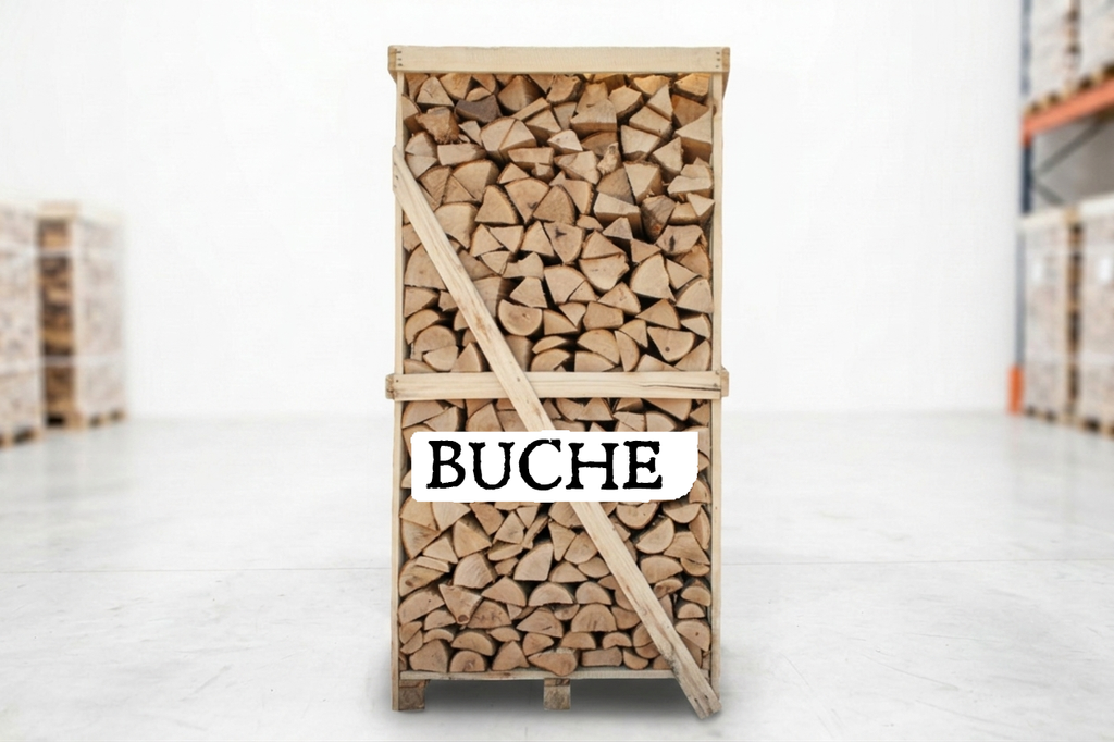 Brennholz Palette - Buche - 25 cm - kammergetrocknet - 1,8 RM