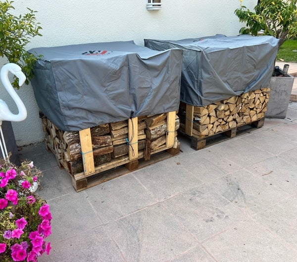 Buchen-Brennholz 30 cm kammergetrocknet auf Palette