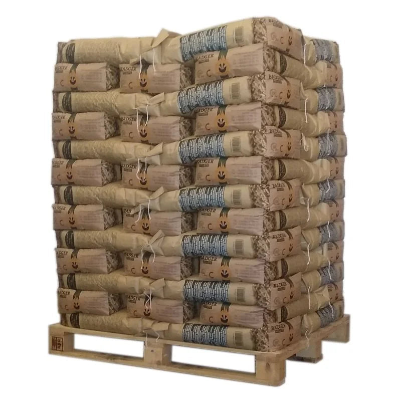 PELLET BADGER – PALETTE MIT 65 SÄCKEN à 15 KG – Bild 1
